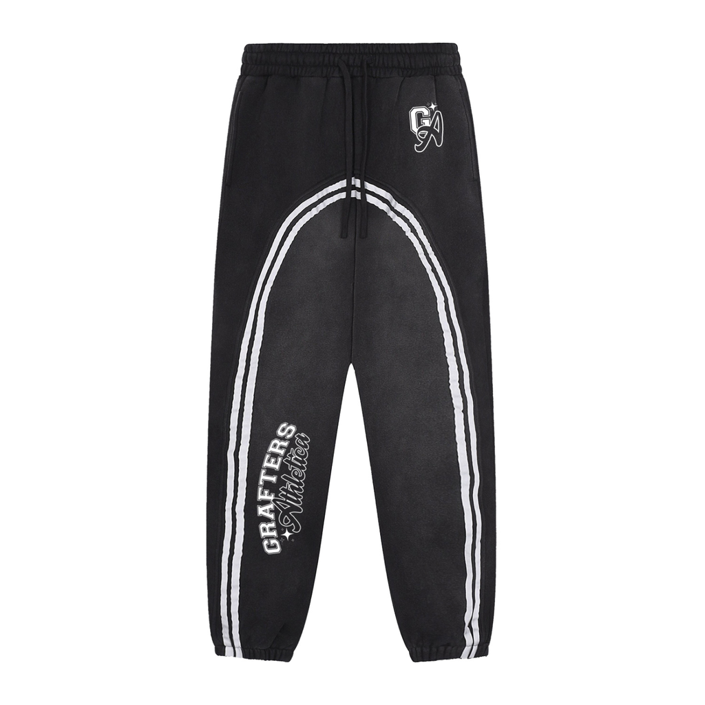 Grafters Athletica Contrast Tape Unisex Fleece Sweatpants