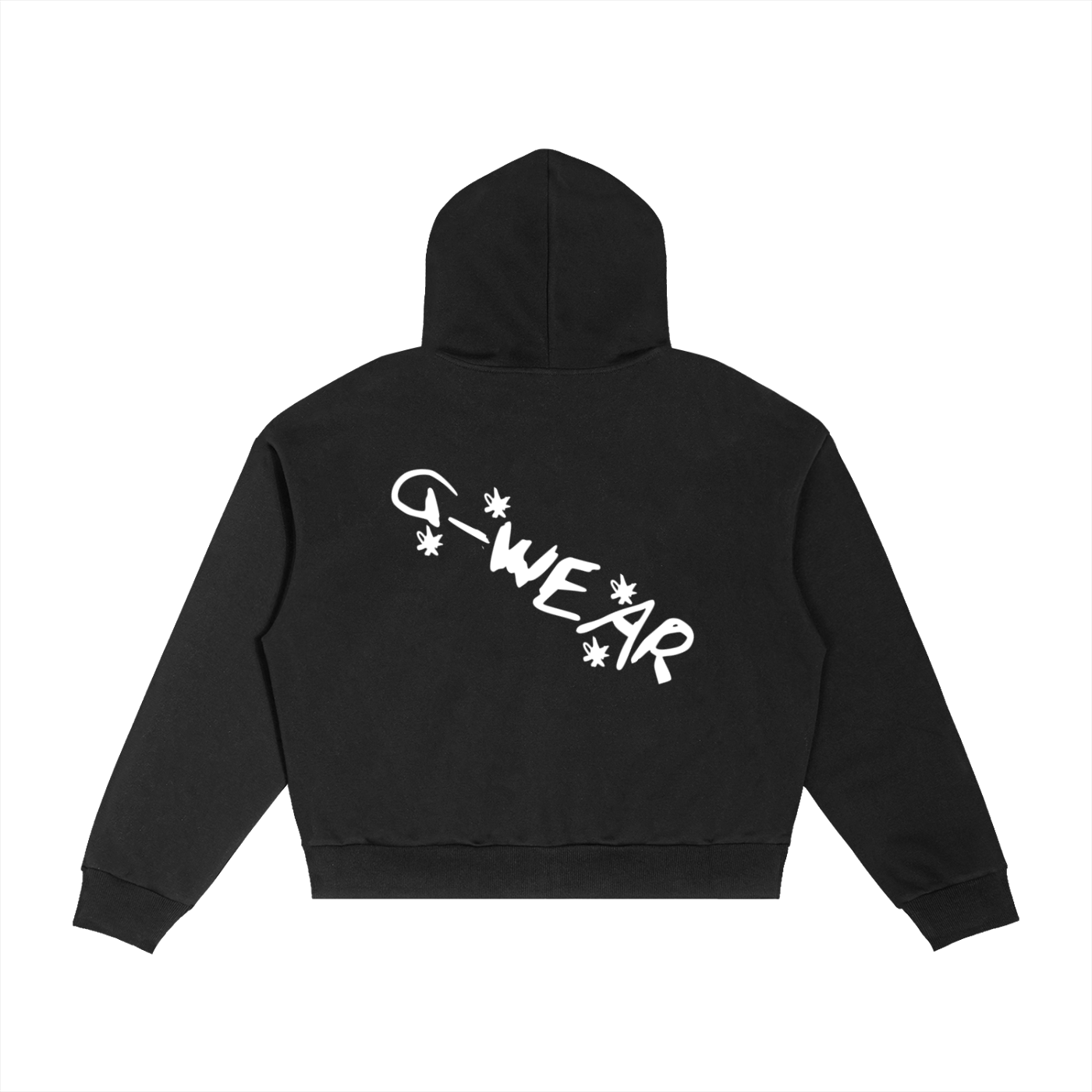 G-Wear Crude Contrast Plaid Unisex Zip Hoodie