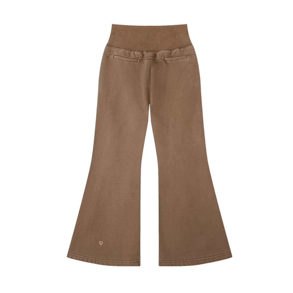 Baby G Washed Women’s Flared Fleece Pants