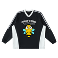Grafters Athletica x Beezley Unisex Color-Block V-Neck Long-Sleeve T-Shirt