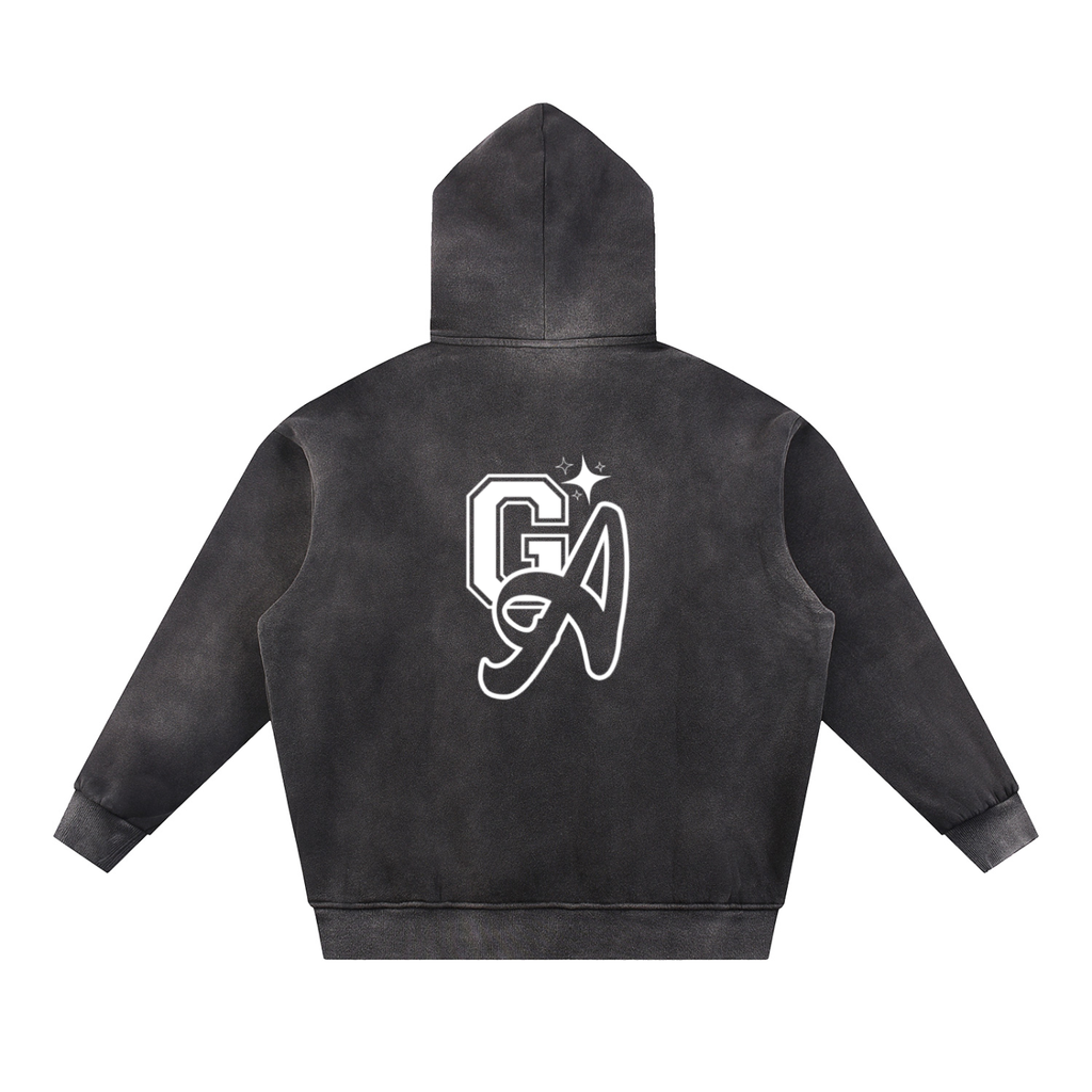 Grafters Athletica Contrast Tape Unisex Fleece Hoodie