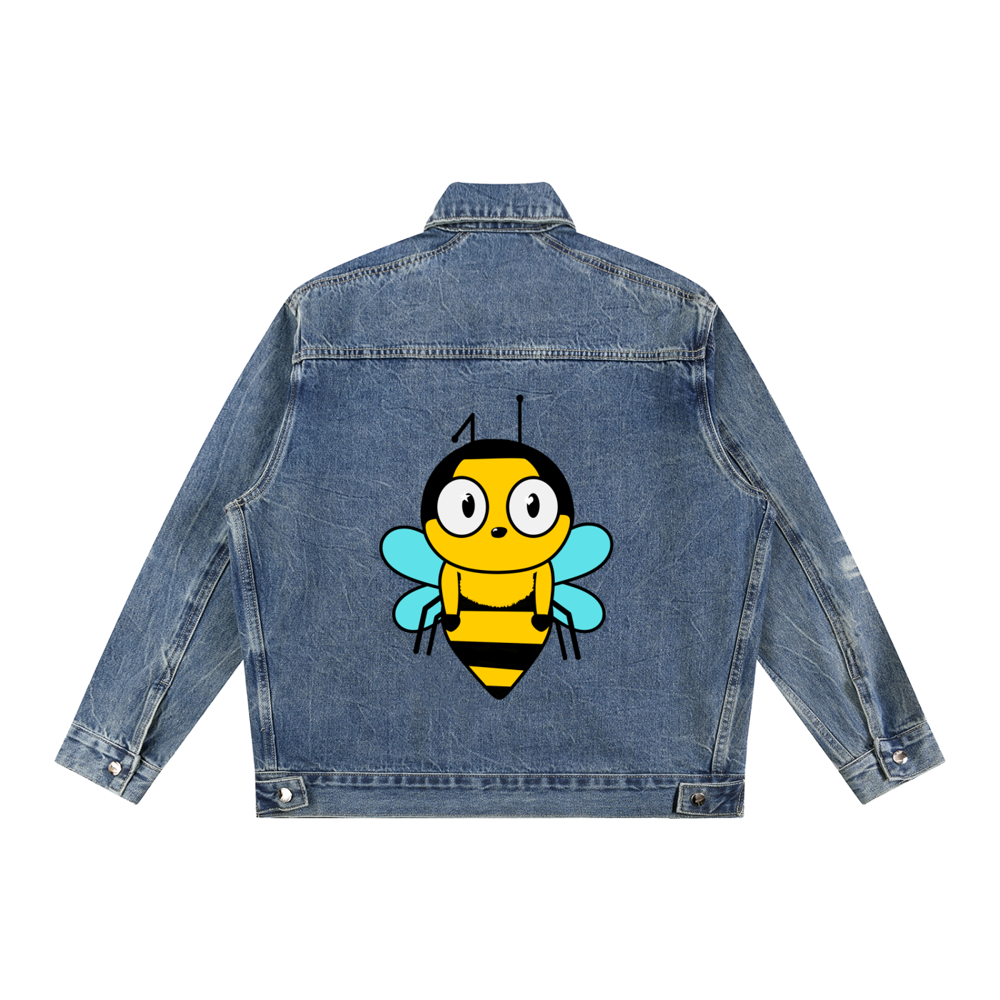 Beezley Unisex Zip Up Denim Jacket