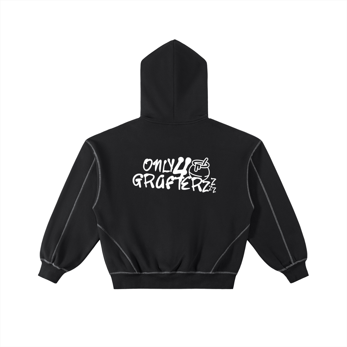 Honeypot Boxy Fleece Zip Hoodie