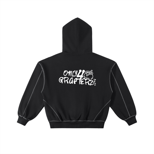 Honeypot Boxy Fleece Zip Hoodie