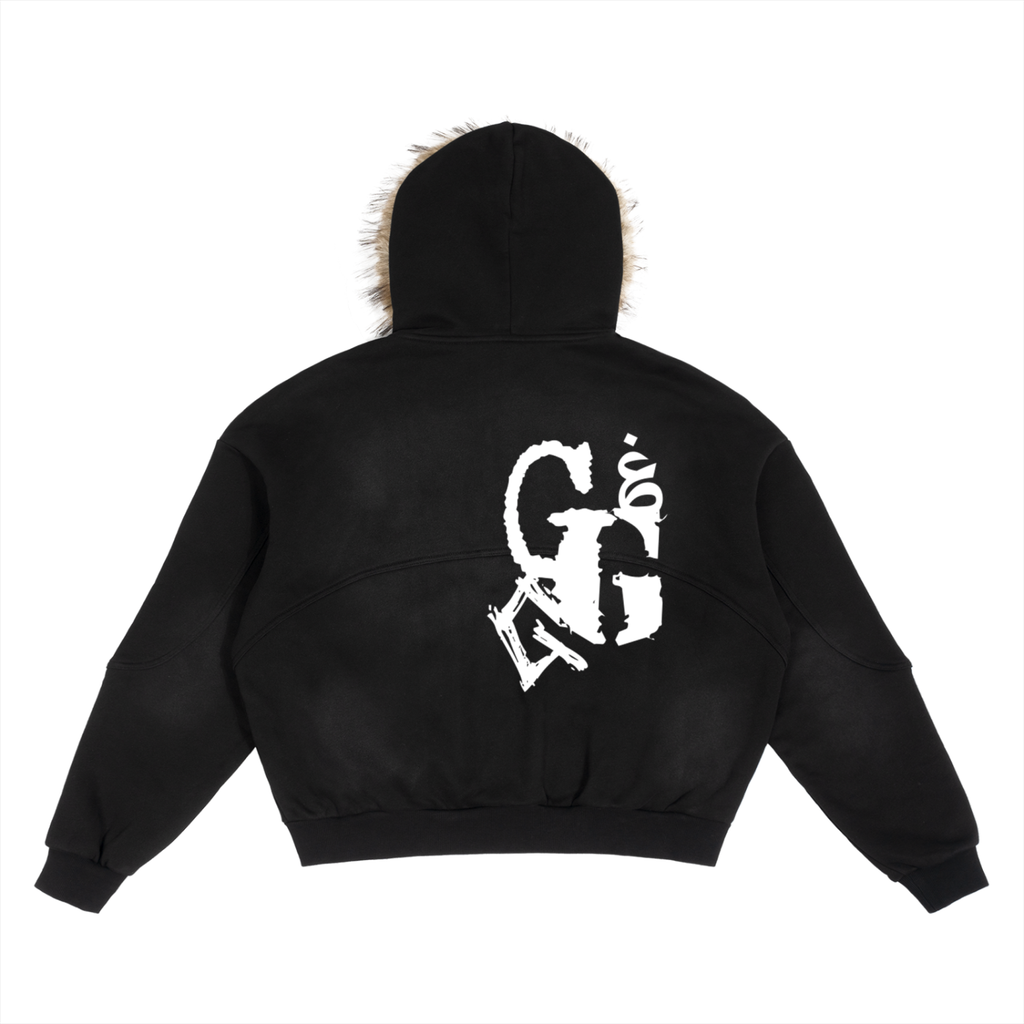 G-Wear Ransom Mens Detachable Fur Hoodie